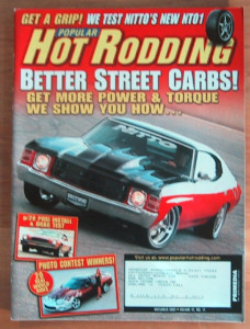 POPULAR HOT RODDING 2005 NOV - 427 WEBER PONY, CARB SCIENCE